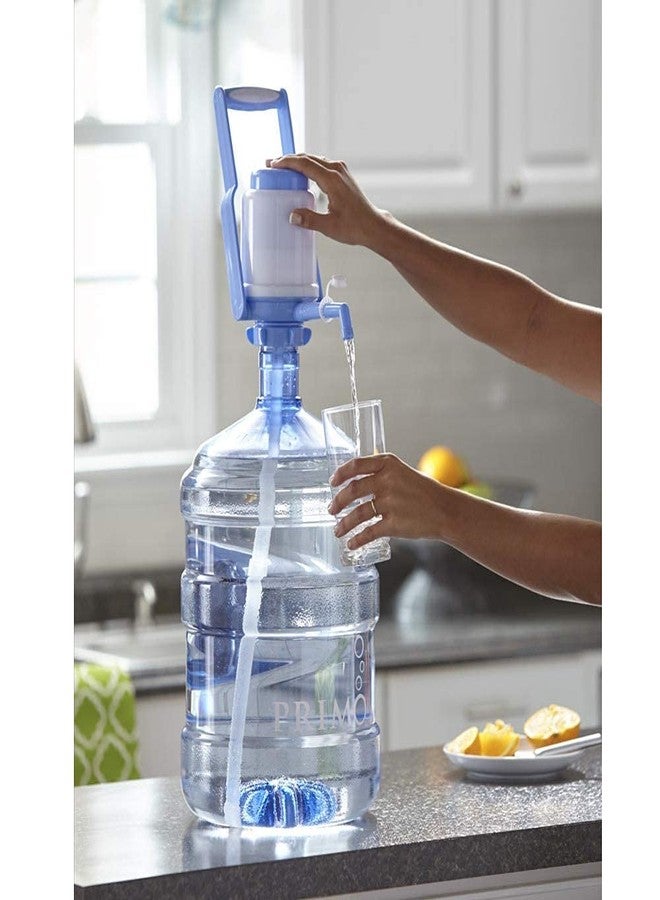 QUALIZA Manual Hand Press Bottled Water Dispenser Pump Bottled Water Dispenser Pump with Handle Manual Pump for Bottled Water Drinking - Image 5